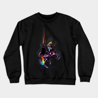 Dark Knight of Rainbows Crewneck Sweatshirt